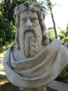 Statua di Caronda -Catania-Piazza Stesicoro