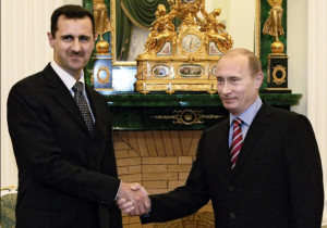 Bashar Assad, Vladimir Putin