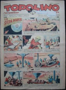 Topolino n. 560 del 7 settembre 1943, con la prima puntata dell'episodio La sfera d'aria