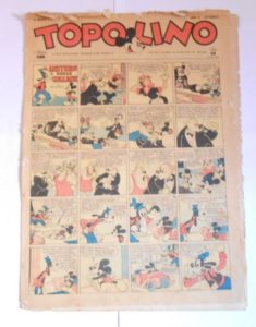 Topolino n. 588 (25 maggio 1946): apparve qui la prima puntata dell'ultimo episodio di Saturno contro la Terra