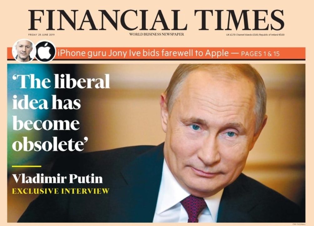 Il liberalismo è obsoleto … parola di Putin – Roberto Pecchioli